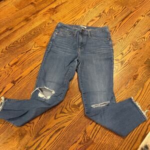 Madewell 9” High-rise Skinny Crop Size 31